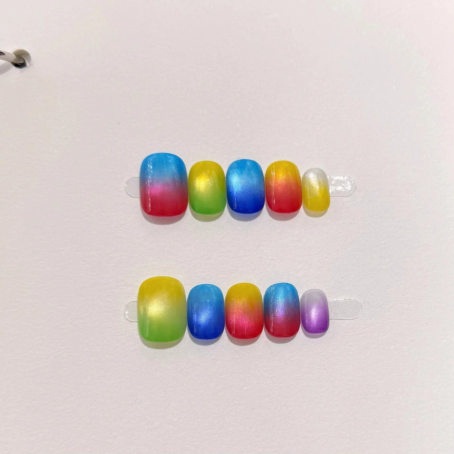 10pcs Handmade Press on Nails Short (#8)