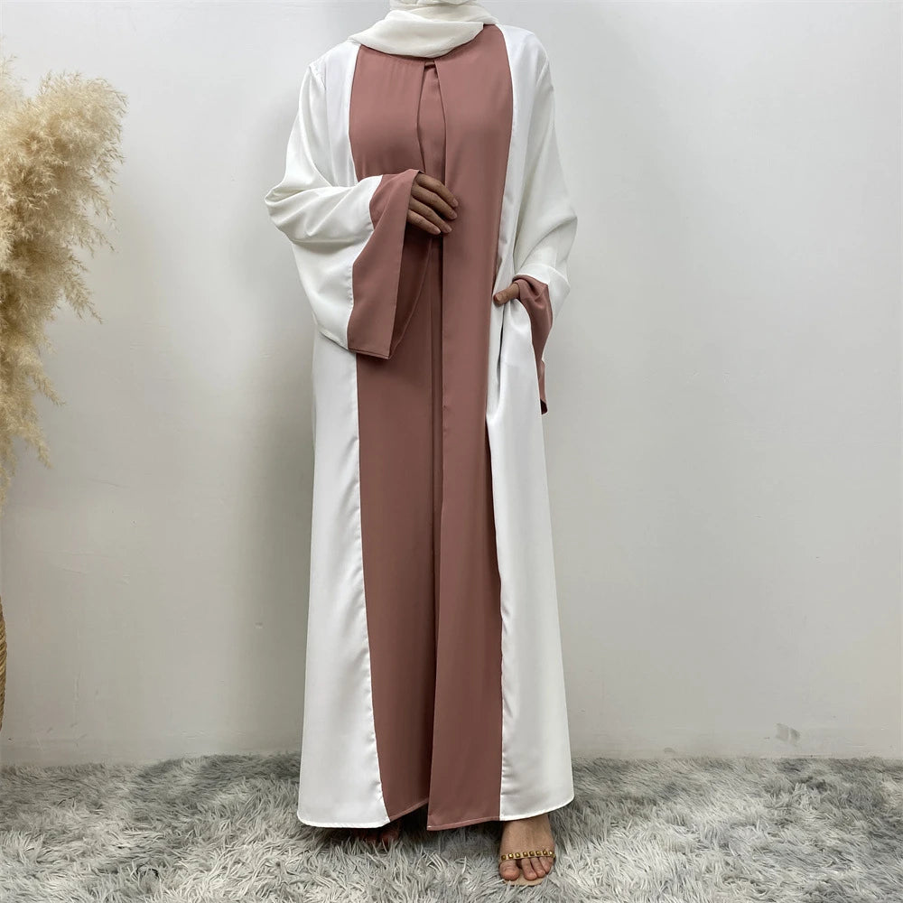 Muslim Abaya Dubai Luxury  Two Pieces Abayas For Women Kaftan