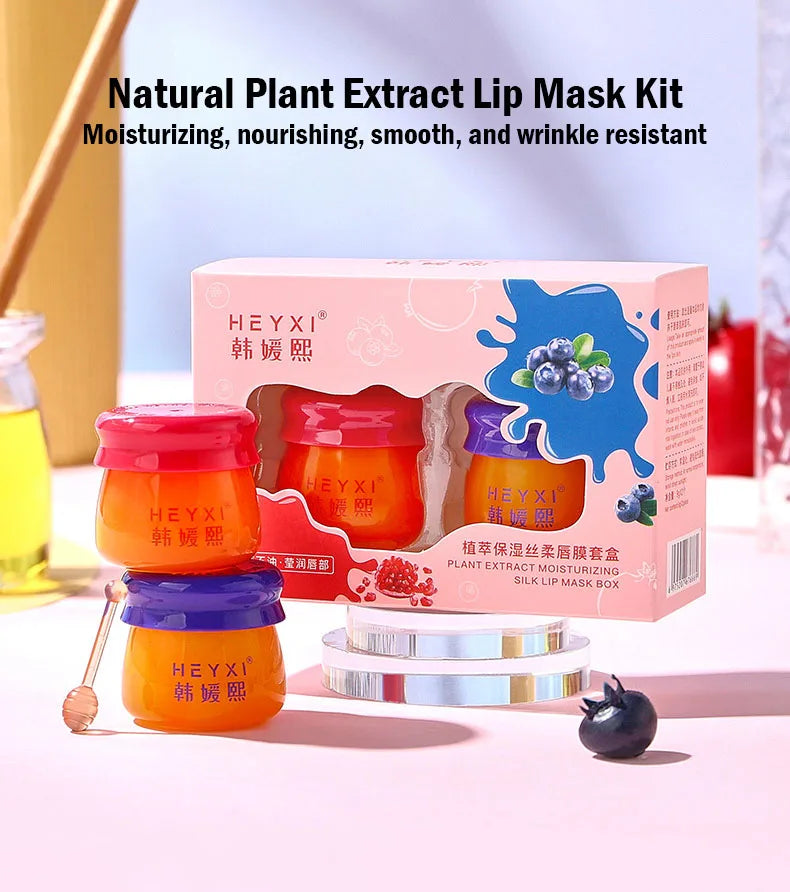 2pcs/Set Plant Lip Mask Sets