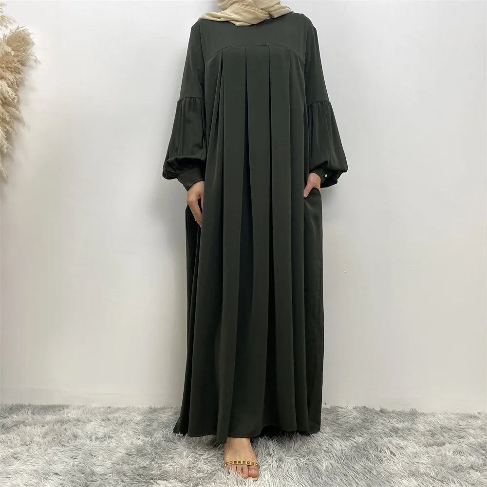 Abayas Muslim Woman Clothing Maxi Dresses Loose  Outfits Casual