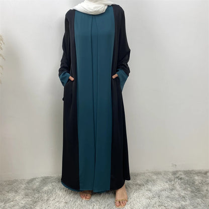 Muslim Abaya Dubai Luxury  Two Pieces Abayas For Women Kaftan