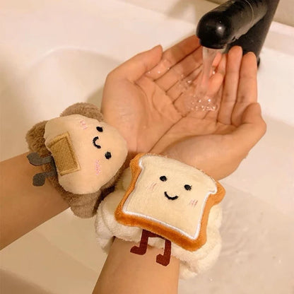 Spa Wristband For Washing Face Fleece Skincare