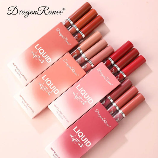 Korean Lipsticks Set Matte Lipsticks Waterproof Long lasting