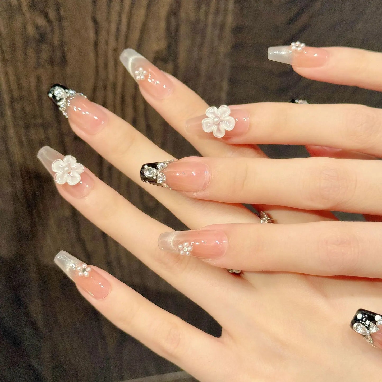 10pcs Handmade Press on Nails (#32)