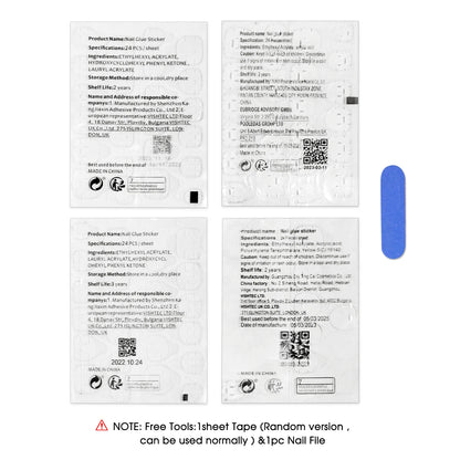 10 PC Handmade Press on Nails Sweet Strawberry  Long Ballet Coffin (#15)