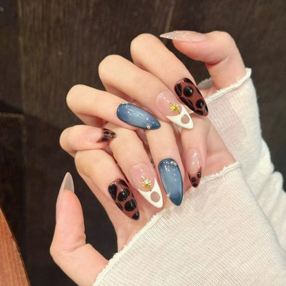 10pcs Handmade Press on Nails Long (#28)