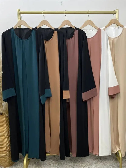 Muslim Abaya Dubai Luxury  Two Pieces Abayas For Women Kaftan