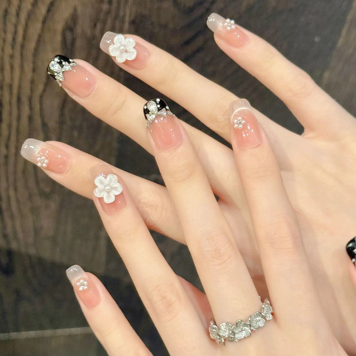 10pcs Handmade Press on Nails (#32)