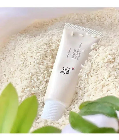 Rice Moisturizing Sunscreen Spf50+ 50ml Korean Skin Sun Lotion