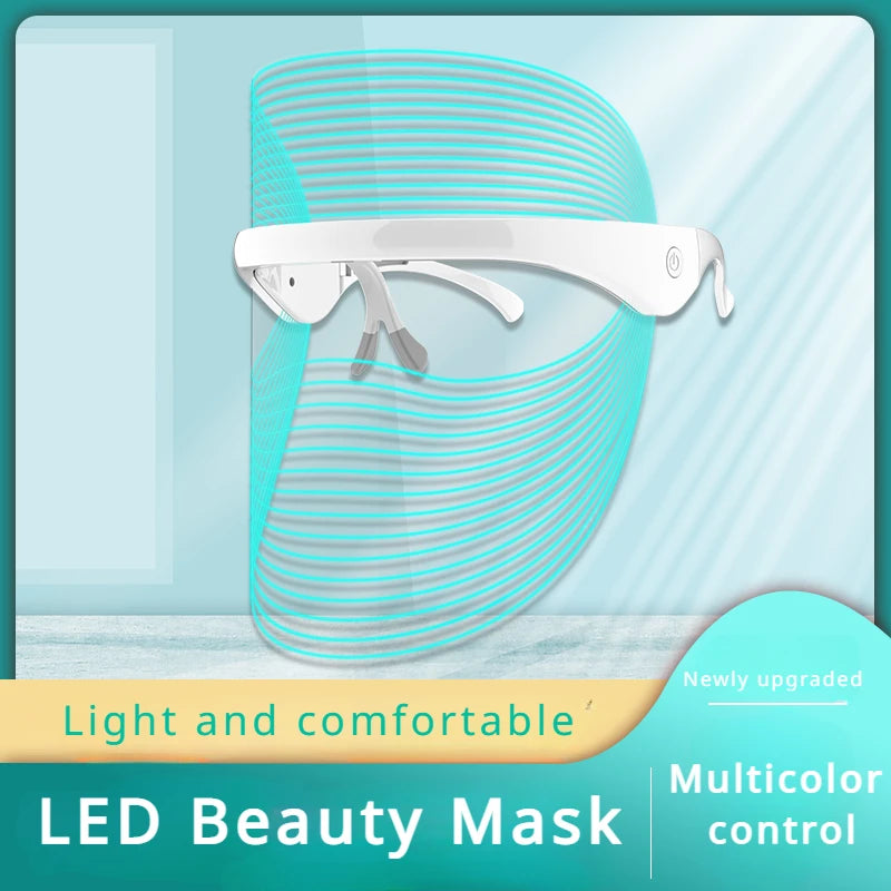 Rechargable Red Light Therapy Skin Care Led Mask Home Us 7 Colors LED Light Therapy  Facial Devices