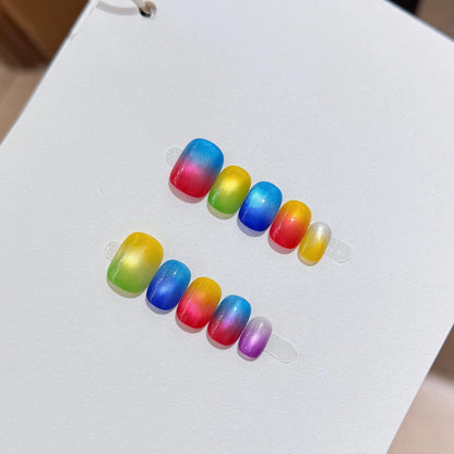 10pcs Handmade Press on Nails Short (#8)