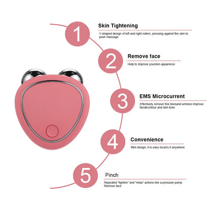 EMS Face Lifting Roller Skin Tightening Rejuvenation Device