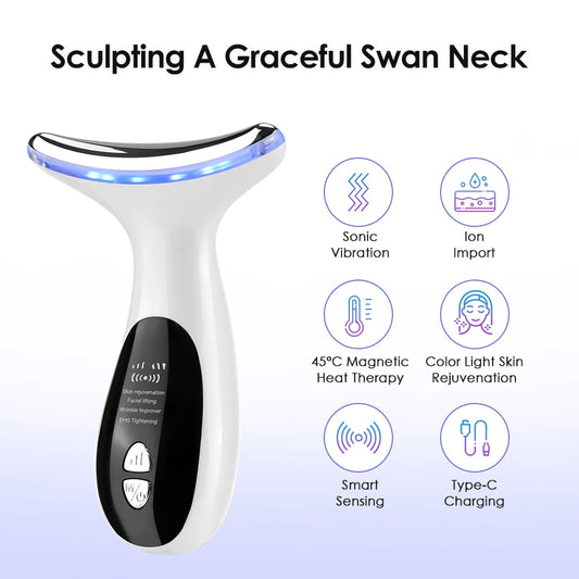 EMS Microcurrent Face Neck Lifting Beauty Device