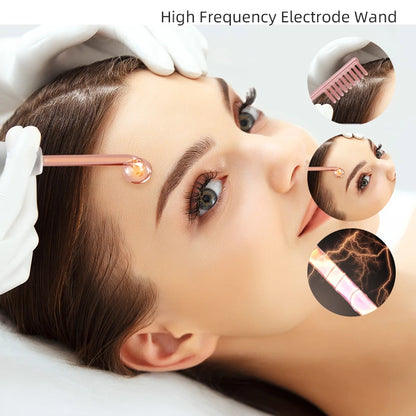 High Frequency Facial Machine Wands Remove wrinkles Inflammation Acne Skin Care